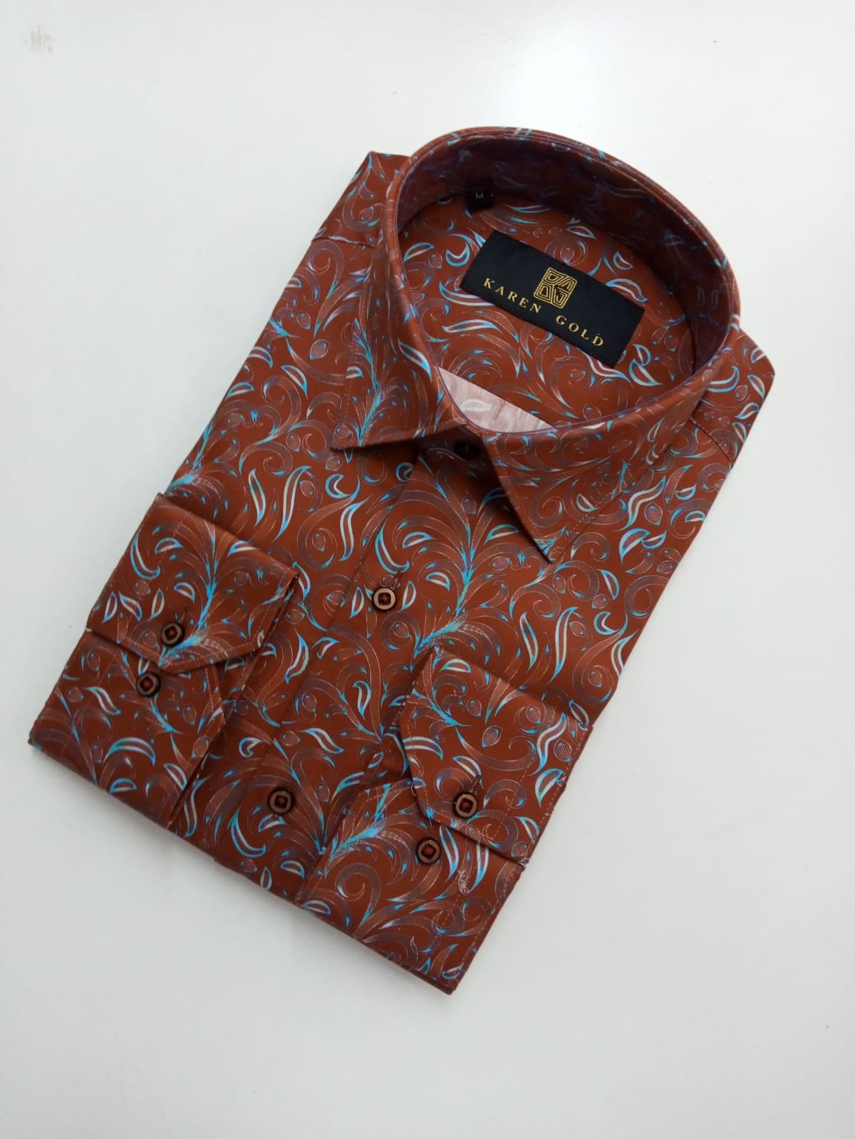 The Copper Swirl Signature Shirt